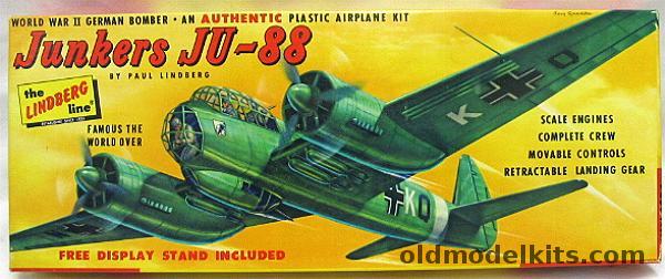 Lindberg 1/64 Junkers JU-88, 545 plastic model kit